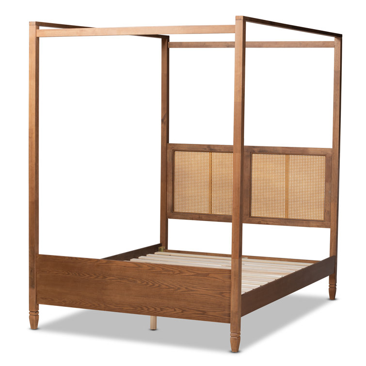 Birch Lane™ Lakemore Cane Canopy Bed & Reviews | Wayfair